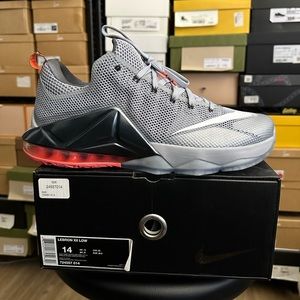 Nike Lebron XII 12 Low Wolf Grey